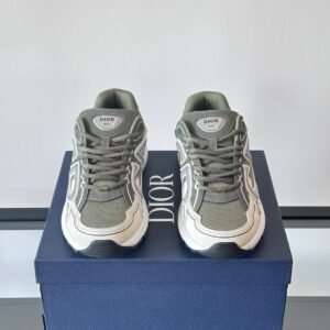 Dior B30 Reflective Olive Green White
