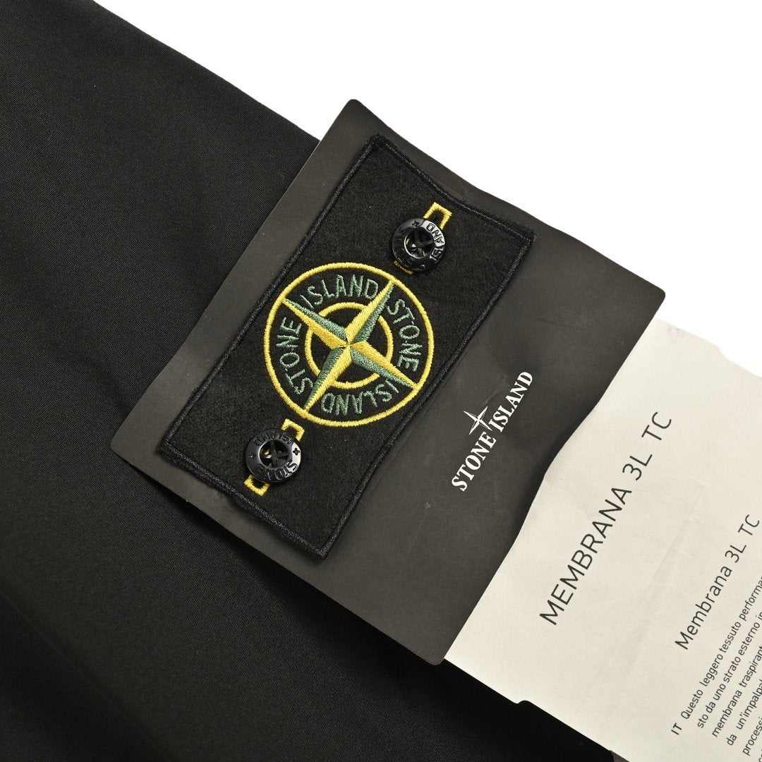 Stone Island 40227 Soft Shell Jacket Black
