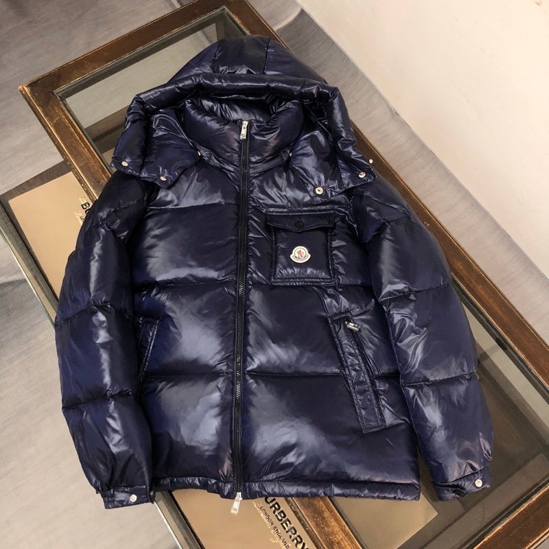 Moncler Montbeliard Down Jacket Navy Blue