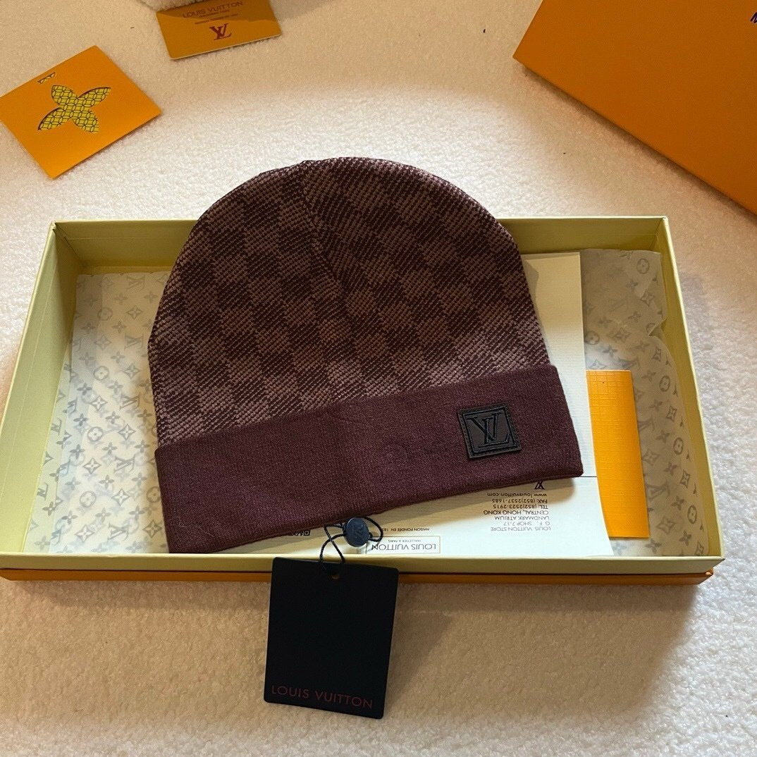 Louis Vuitton Damier Beanie