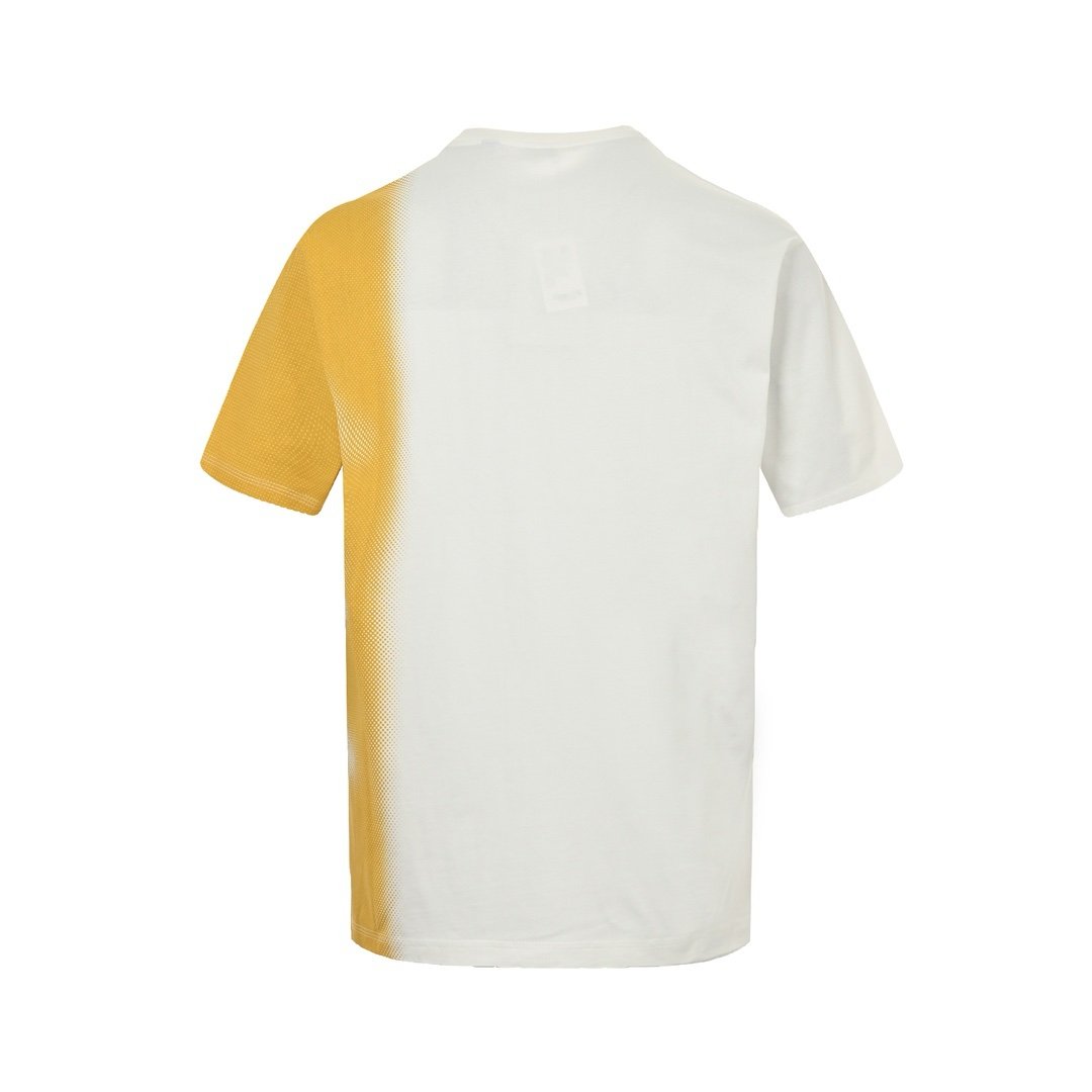 Burberry EKD Two-Tone Cotton Shirt White