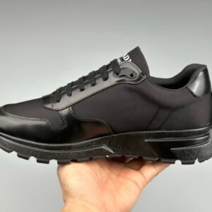 Prada Prax 01 Re-Nylon Black Leather