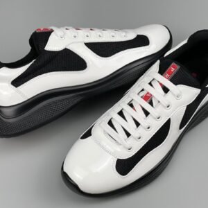 Prada Americas Cup White Black Trainers