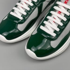 Prada Americas Cup Dark Green Grey Trainers