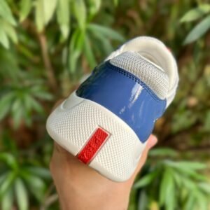 Prada Americas Cup Blue Grey Trainers