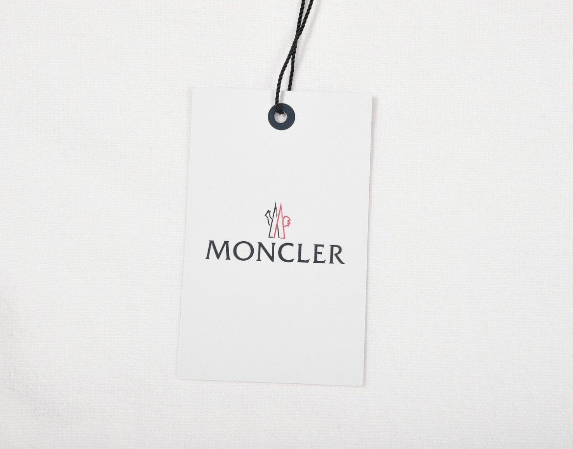 Moncler Logo Patch Sweatshirt White