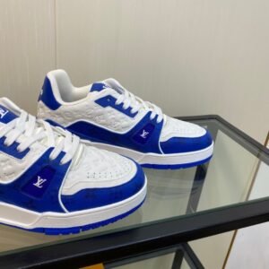 Louis Vuitton Trainer #54 Signature Blue White