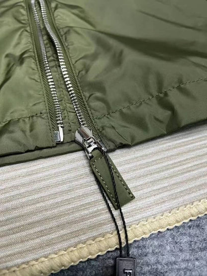 Prada Re-Nylon Hooded Jacket Green