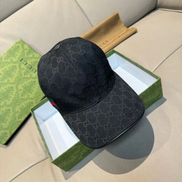 Gucci GG Canvas Baseball Cap Black