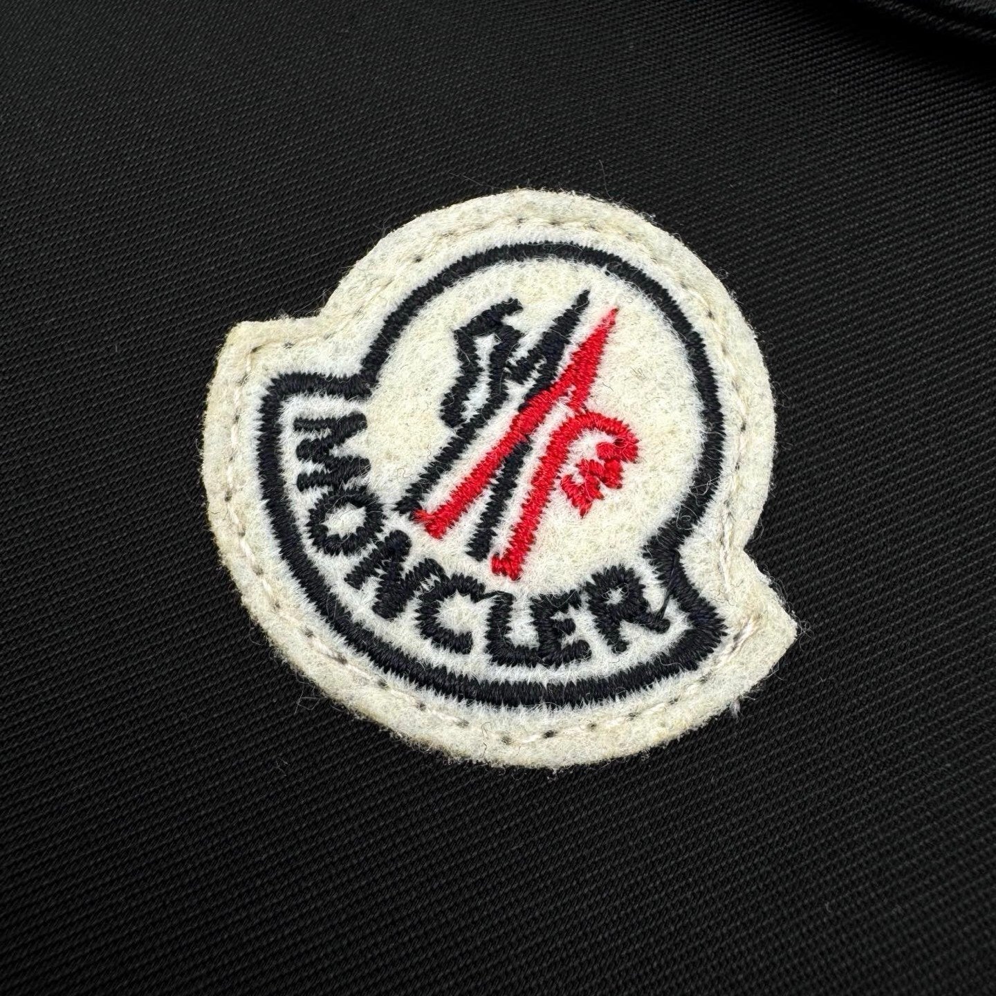 Moncler Black Stretch-Cotton Collared Jacket