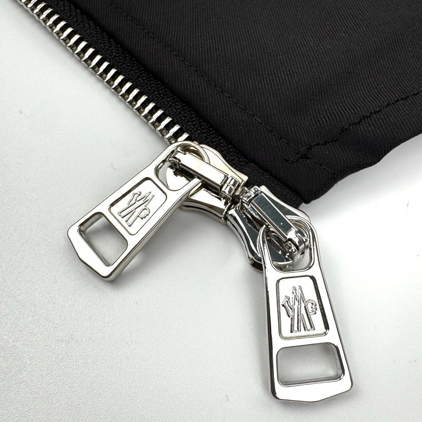 Moncler Black Stretch-Cotton Collared Jacket