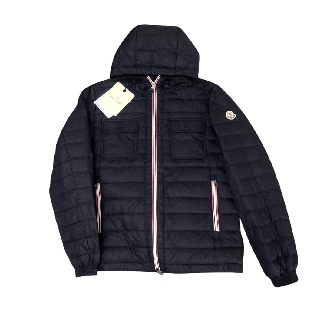 Moncler Douret Short Down Jacket Navy