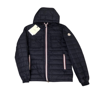 Moncler Douret Short Down Jacket Navy