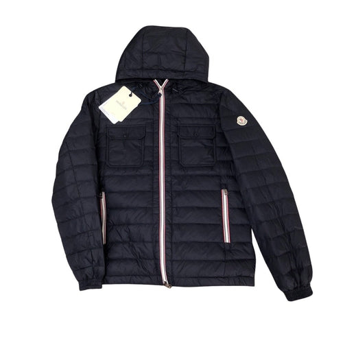 Moncler Douret Short Down Jacket Navy