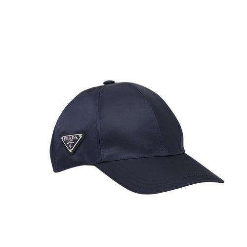 Prada Re-Nylon Baseball Cap Blue