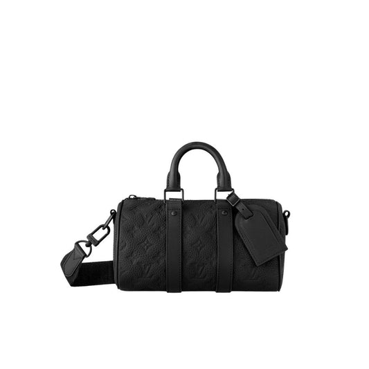 Louis Vuitton Keepall Bandouliere 25 Monogram Taurillon Leather Black