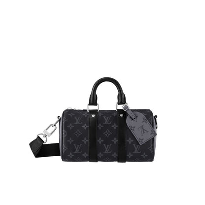 Louis Vuitton Keepall Bandouliere 25 Monogram Eclipse Bag