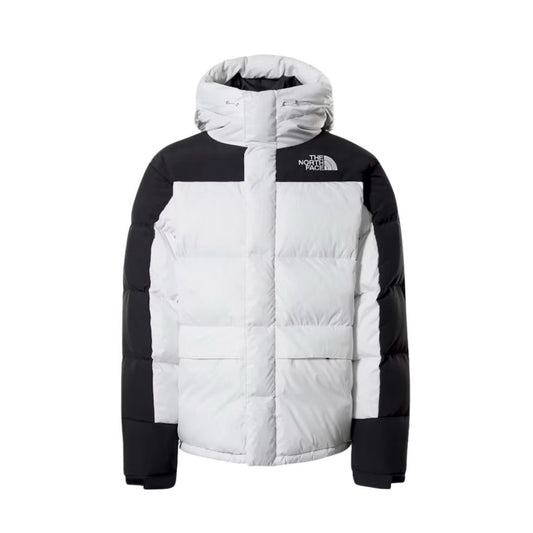 The North Face Himalayan Down Jacket In White/Black