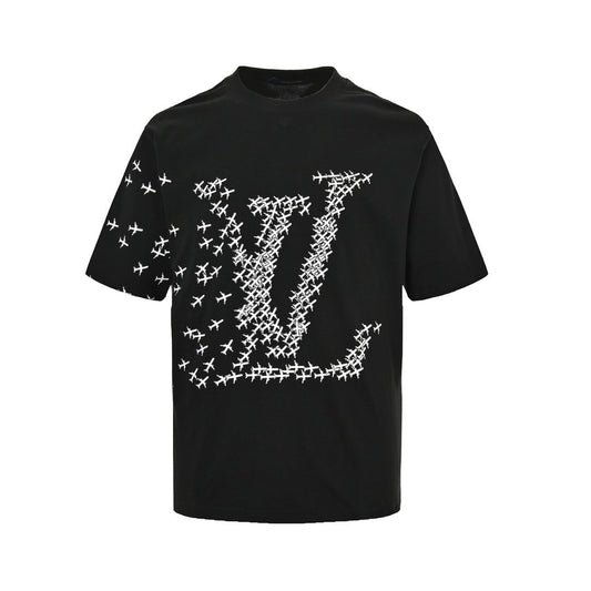 Louis Vuitton 2054 Planes T-Shirt Black