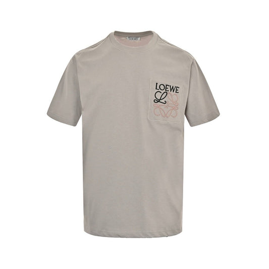 Loewe Relaxed Fit T-Shirt in Cotton Grey