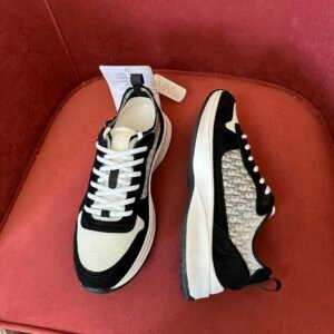 Dior B25 Suede Black White
