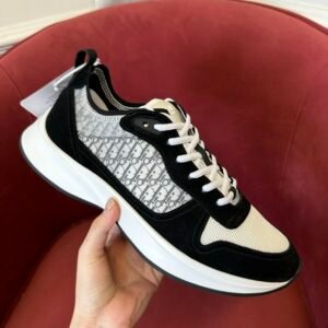 Dior B25 Suede Black White
