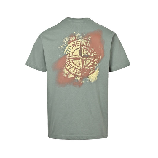 Stone Island Logo T-Shirt Green