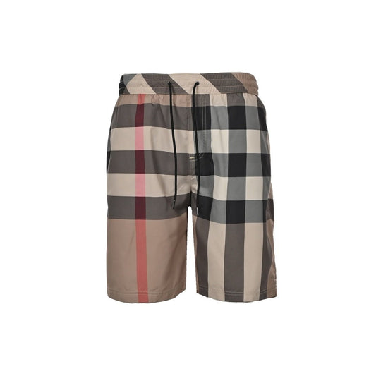 Burberry Check Dawnstring Beige Swimshorts