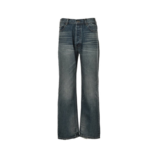 Celine Blue Washed Raw Hem Cotton