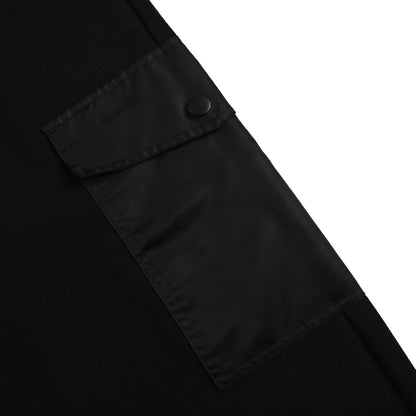 Prada Black Cotton Fleece And Re-Nylon