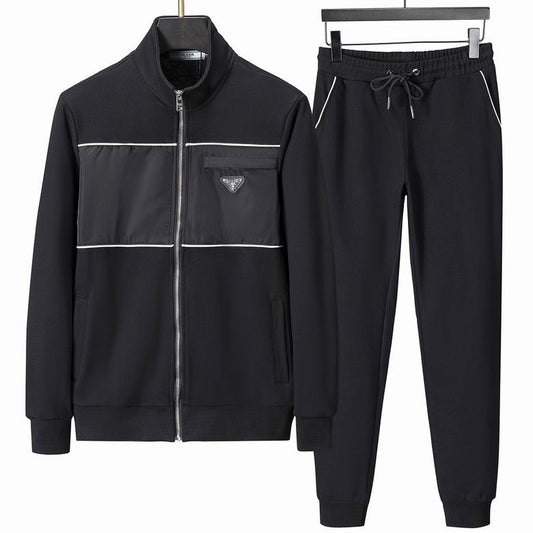 Prada Re-Nylon Black White Tracksuit