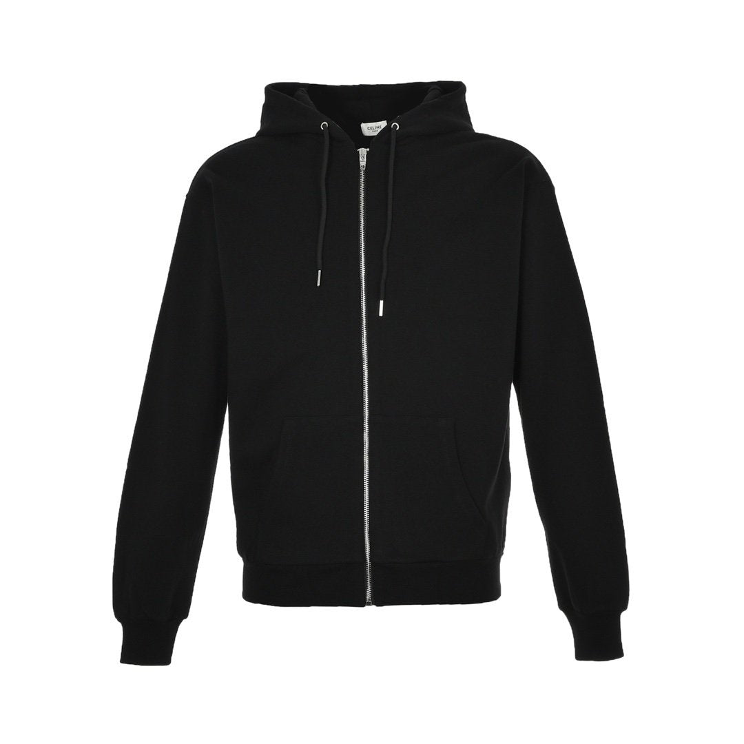 Celine Cotton Fleece Tracksuit Black