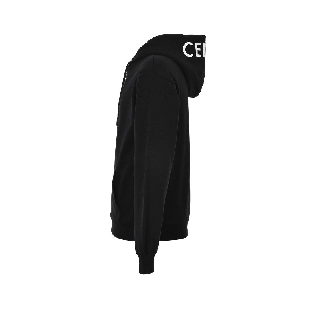 Celine Cotton Fleece Tracksuit Black