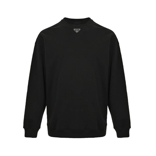 Prada Middle Logo Sweater Black