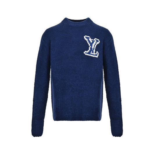 Louis Vuitton Pre-Owned 2010’s LV Intarsia Sweater Blue
