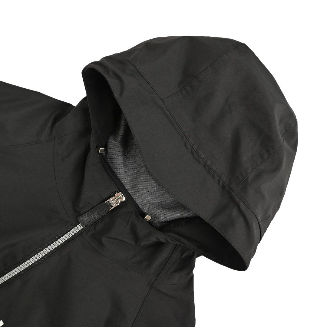 Givenchy Wind Jack Logo Print Black