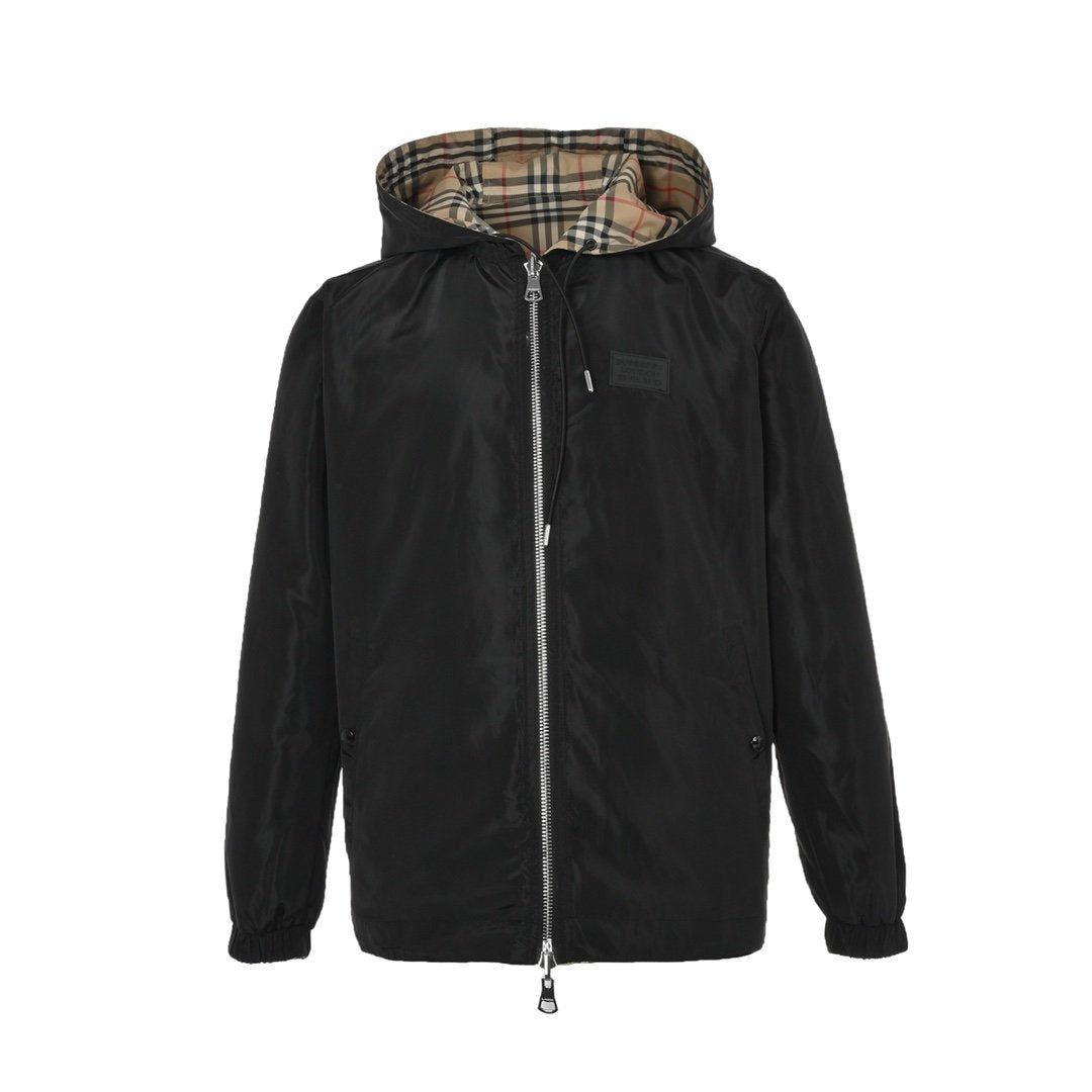 Burberry Reversible Check Jacket Black