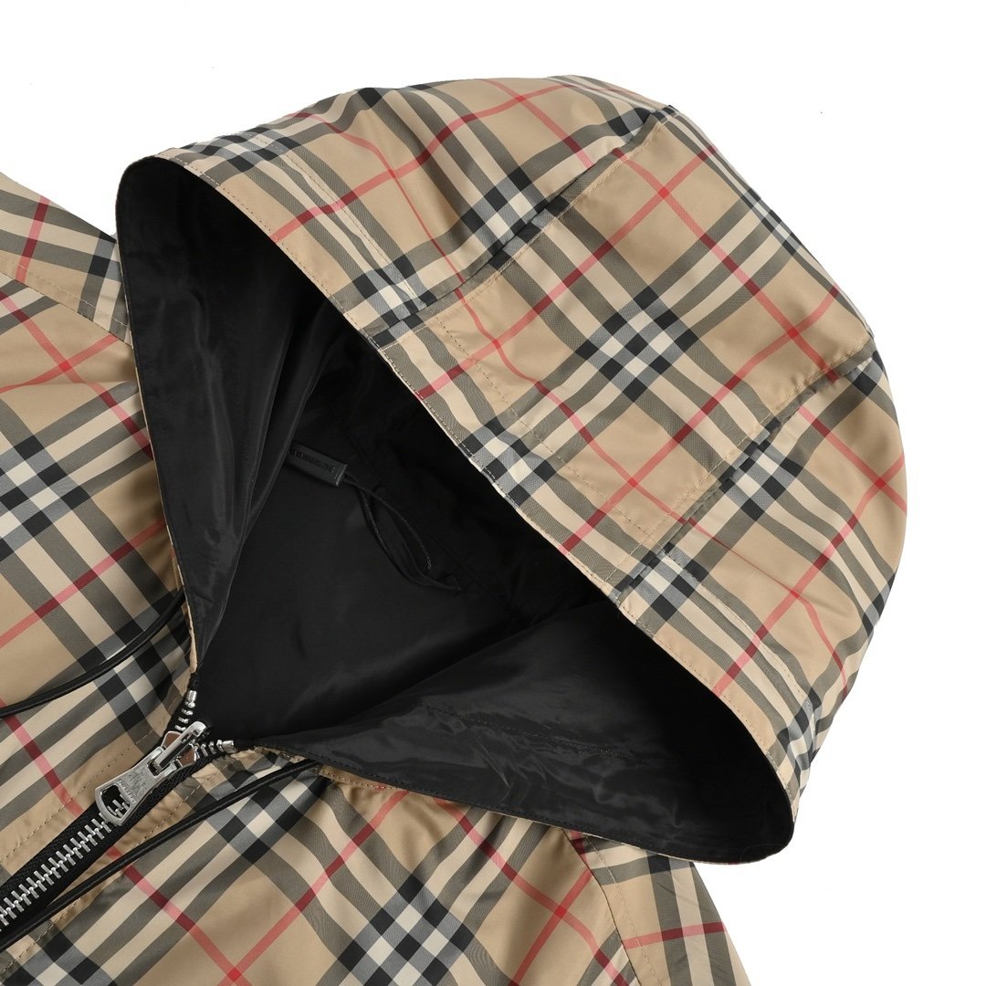 Burberry Reversible Check Jacket Black