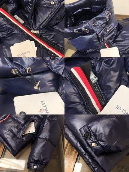 Moncler Montbeliard Down Jacket Navy Blue