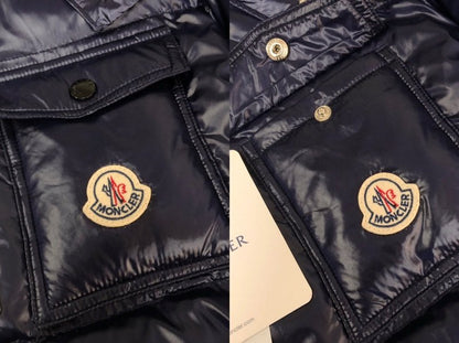 Moncler Montbeliard Down Jacket Navy Blue