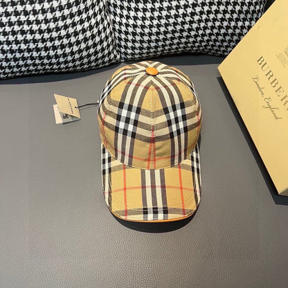 Burberry Check Cap Beige