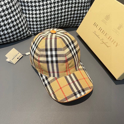 Burberry Check Cap Beige