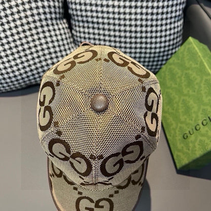 Gucci GG Jumbo Baseball Cap Beige