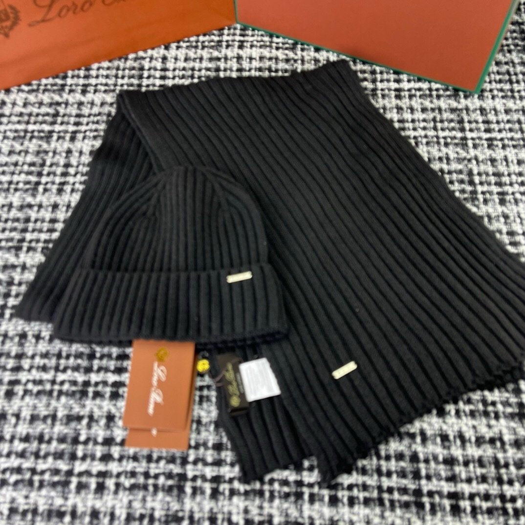 LP Loro Piana Sjaal &amp; Muts Sets