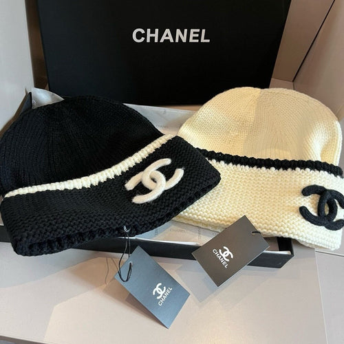 Chanel CASHMERE CC Logo Beanie