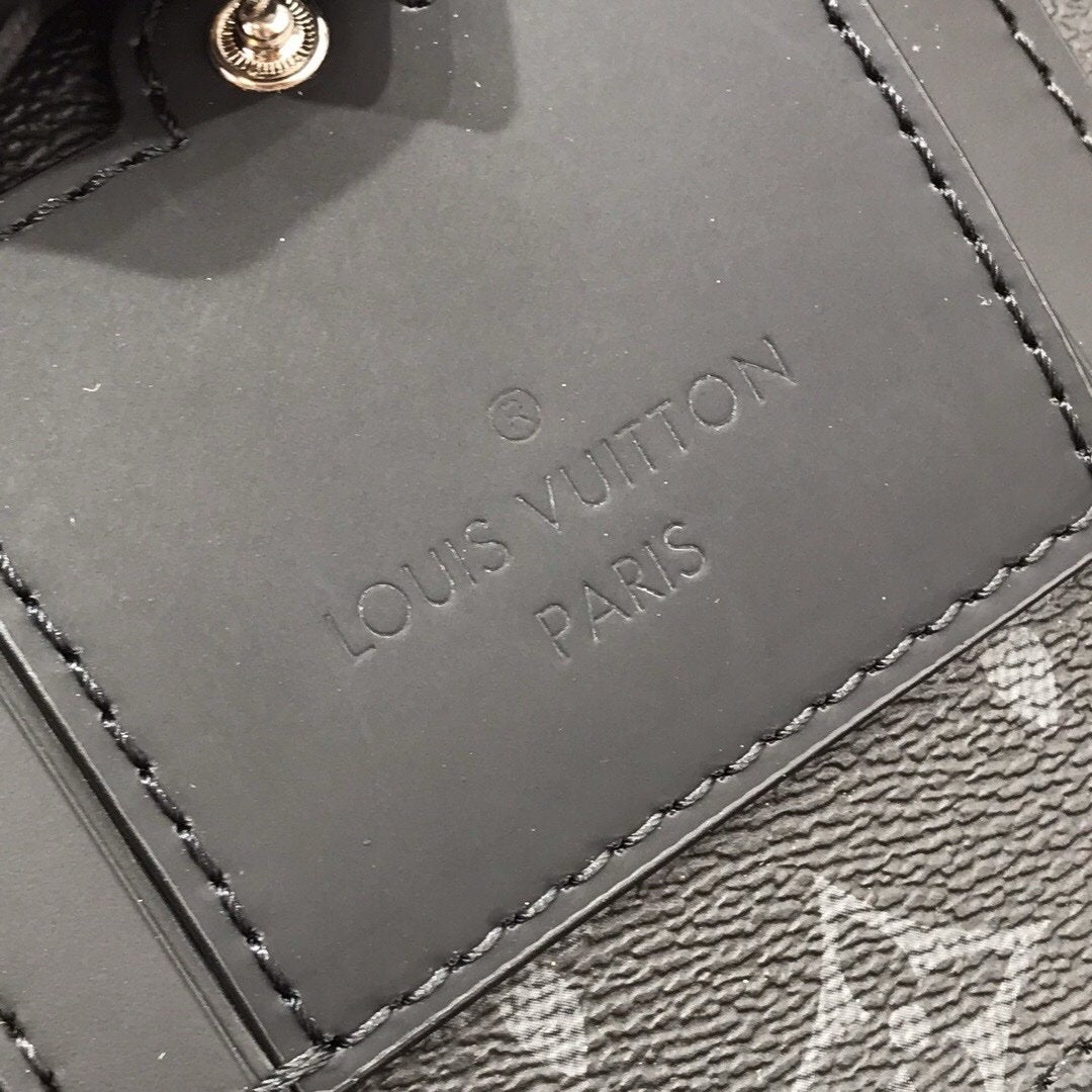 Louis Vuitton Voyager Monogram Messenger Bag Black