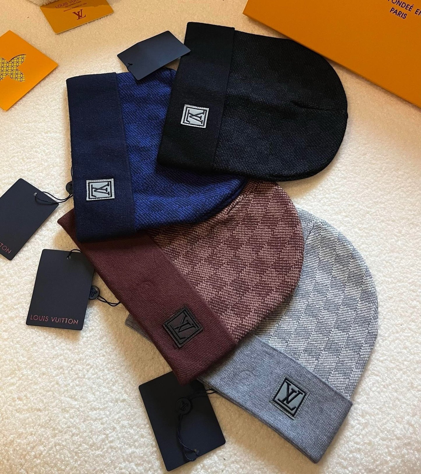 Louis Vuitton Damier Beanie