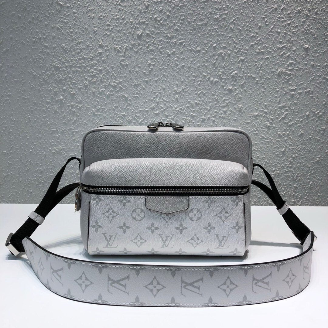 Louis Vuitton Taigarama Monogram Outdoor Messenger Bag White