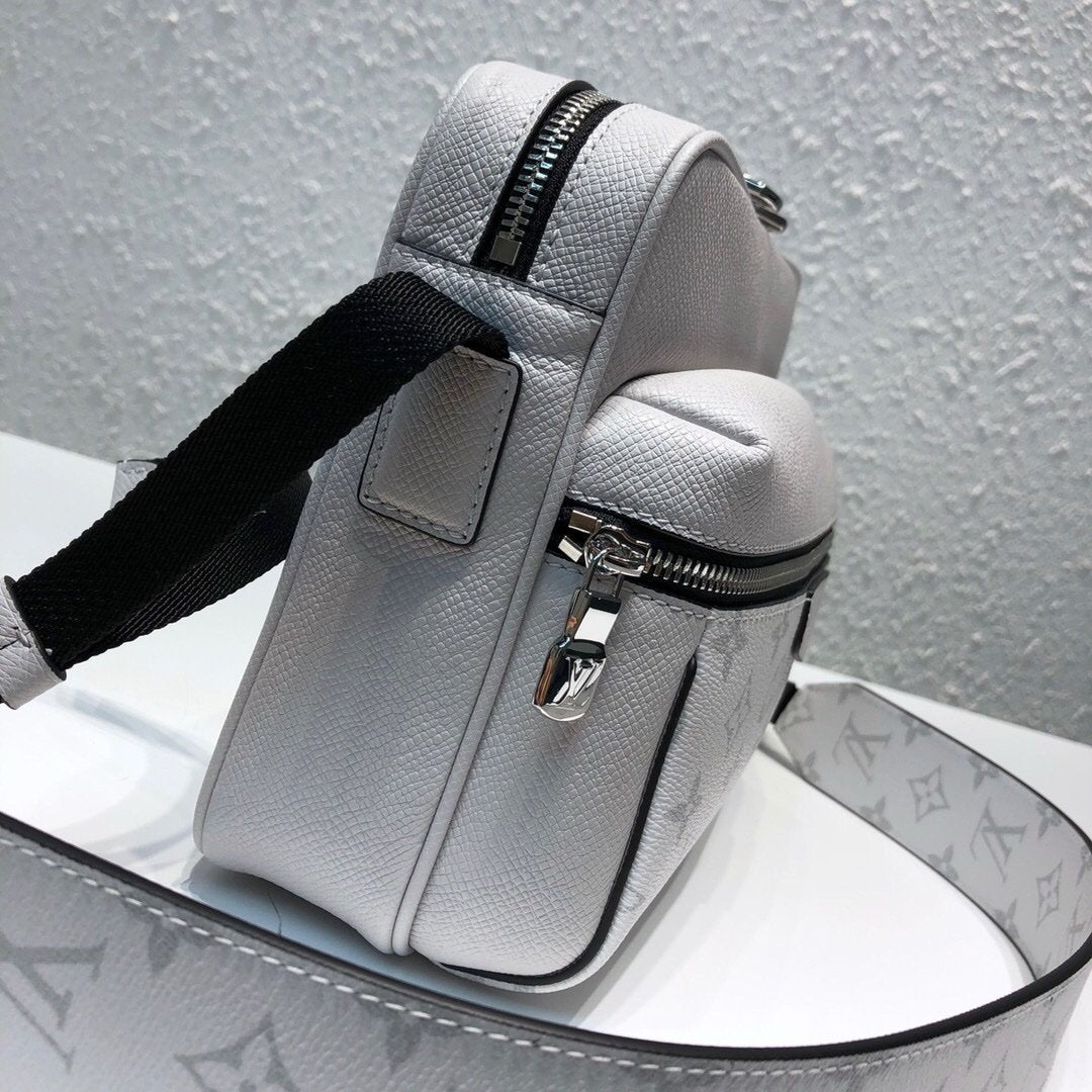 Louis Vuitton Taigarama Monogram Outdoor Messenger Bag White