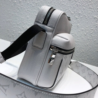 Louis Vuitton Taigarama Monogram Outdoor Messenger Bag White